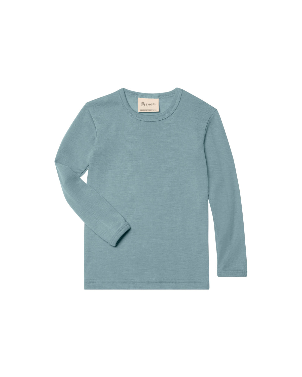 Engel Organic Wool & Silk Long Sleeve Shirt Mountain Blue