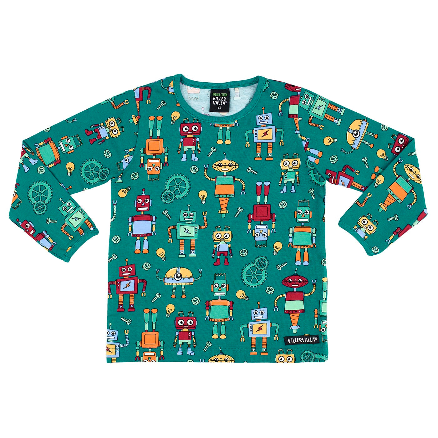 Villervalla Robot Long Sleeve Shirt Hemlock Green