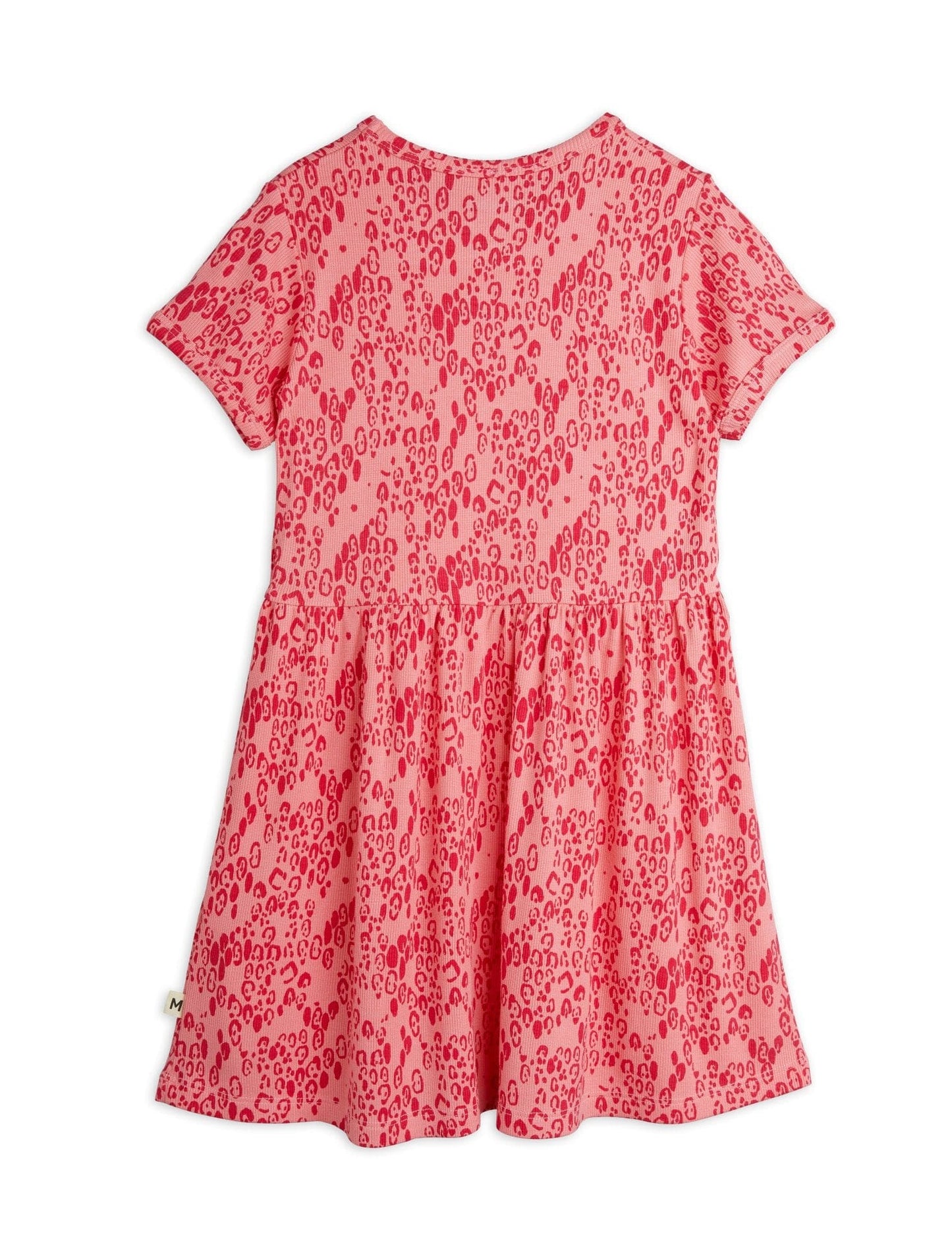 Mini Leopard Short Sleeved Dress