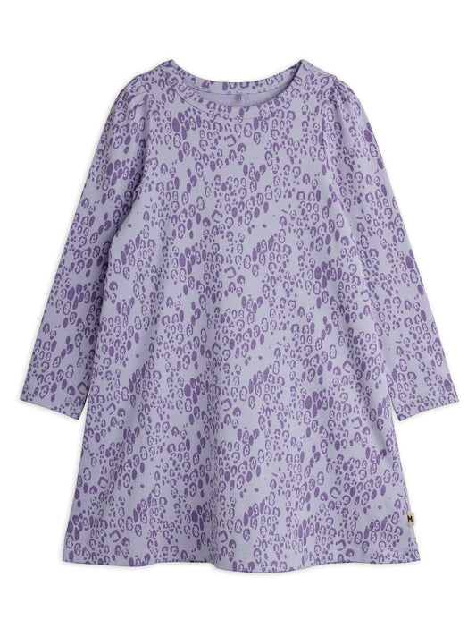 Mini Leopard Long Sleeve Dress