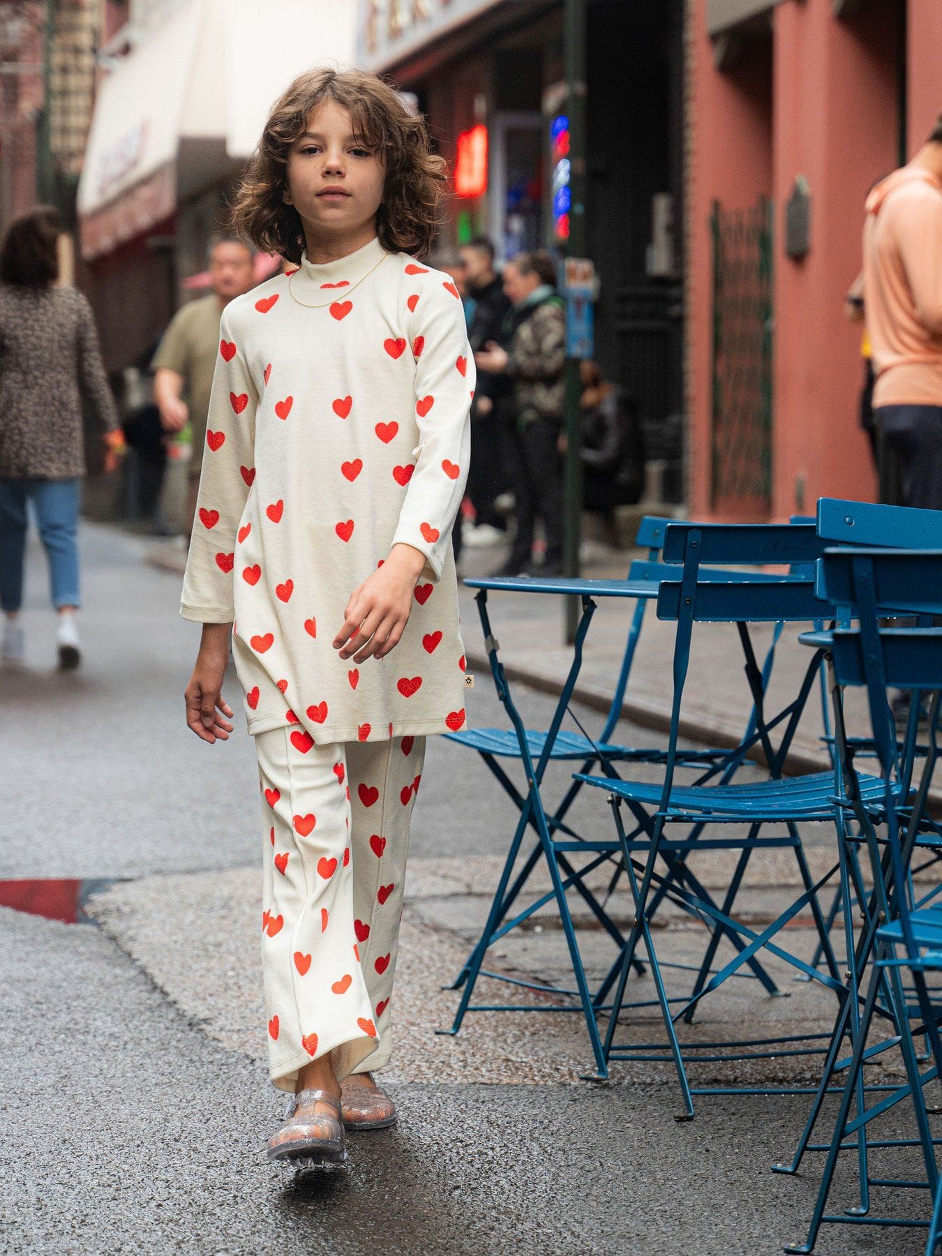 Hearts Velour Trousers