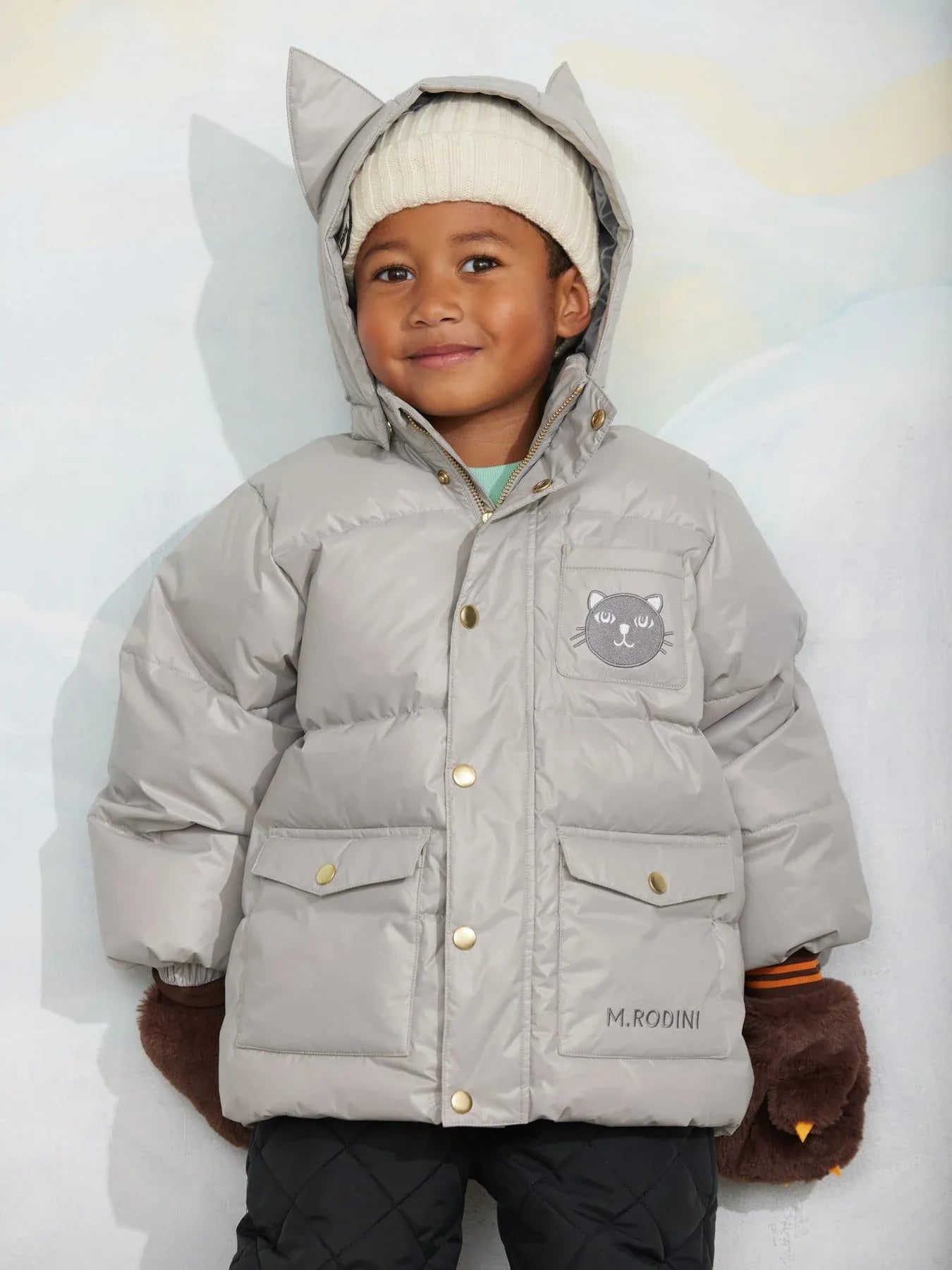 Mini Rodini Cat Ears Heavy Puffer Jacket