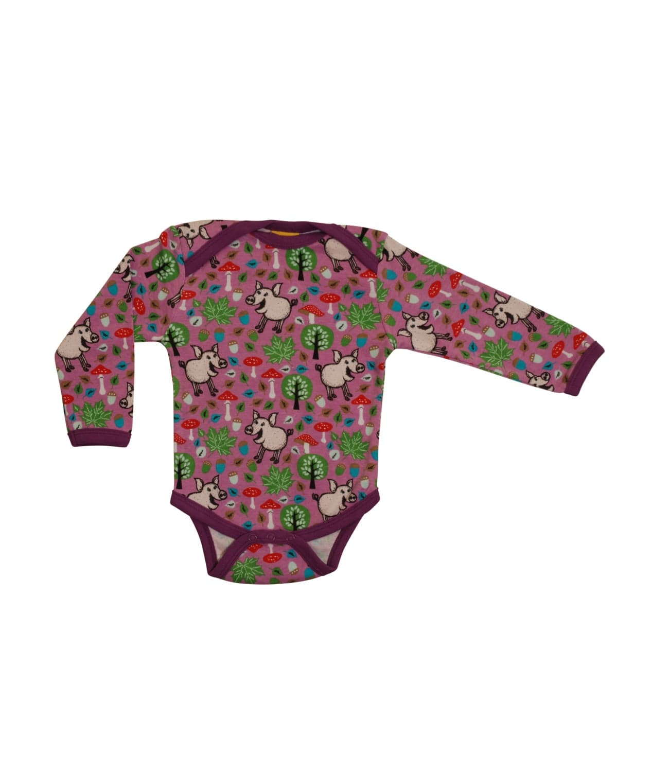 Pigs And Acorns Bodysuit Violet Tulle