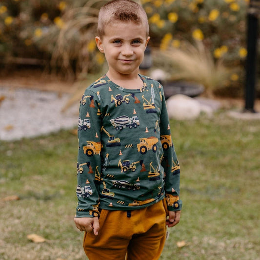 Walkiddy Crazy Machines Long Sleeve Shirt