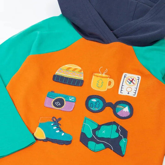 Compass Hooded Top Highland Cow