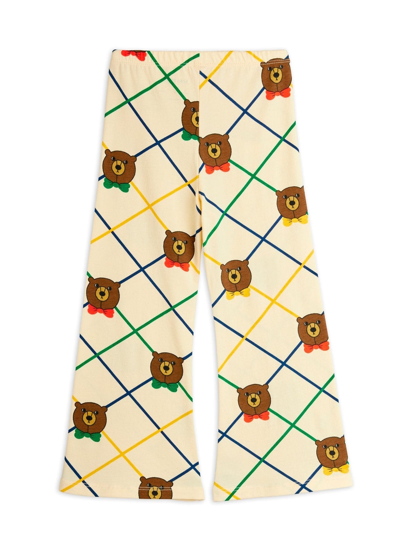 Bear Check Flared Trousers