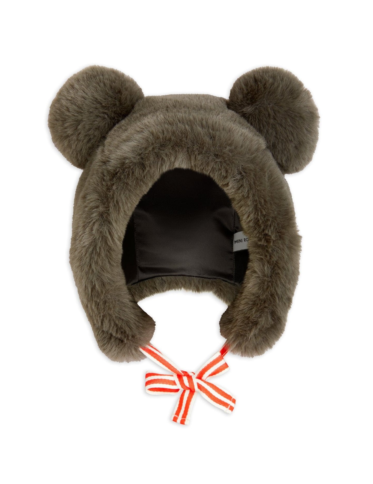Faux Fur Ear Hat Grey