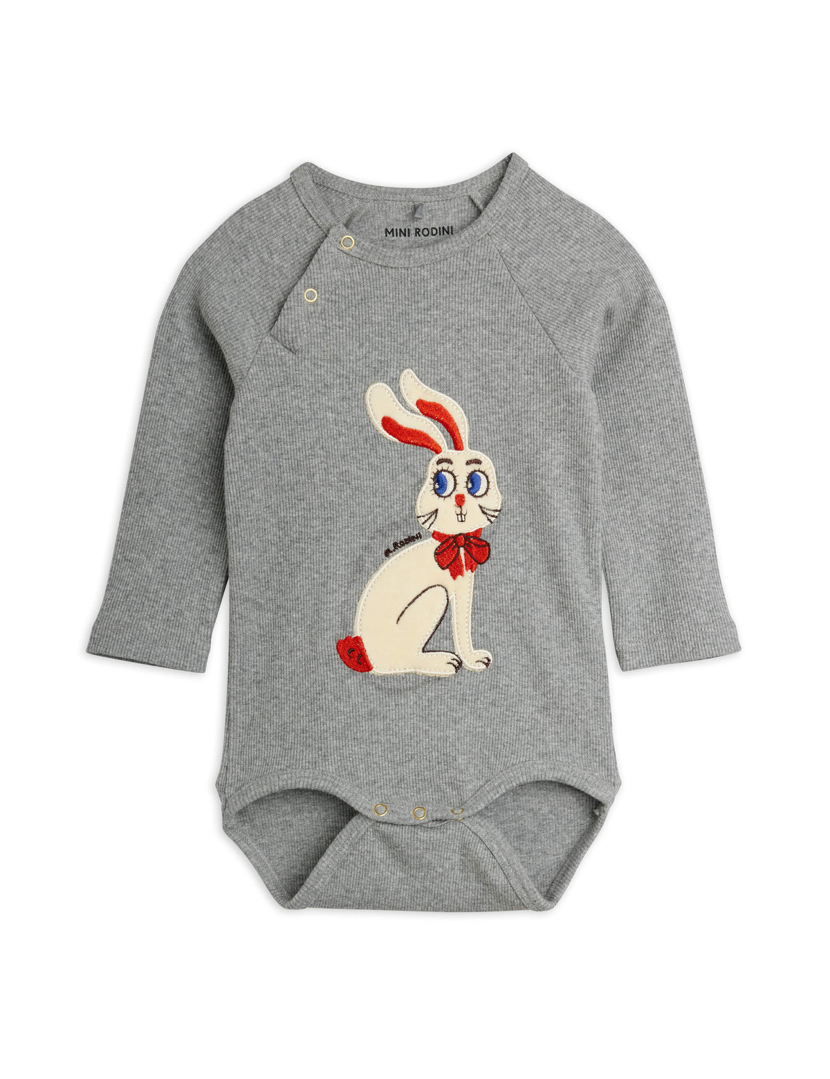 Mini Rodini Rabbit Application Long Sleeve Body