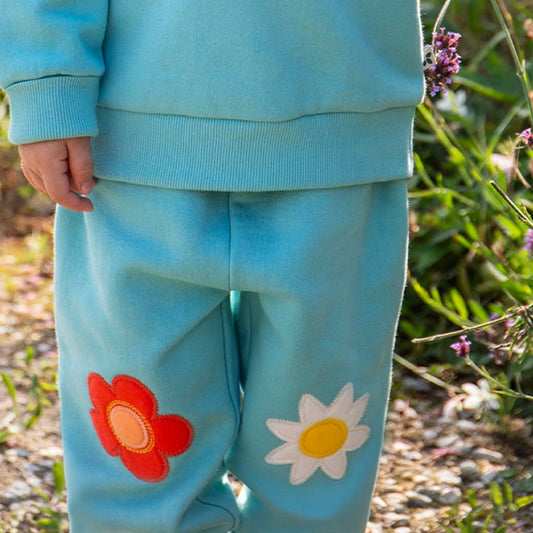 Frugi Character Joggers Lichen/Flowers