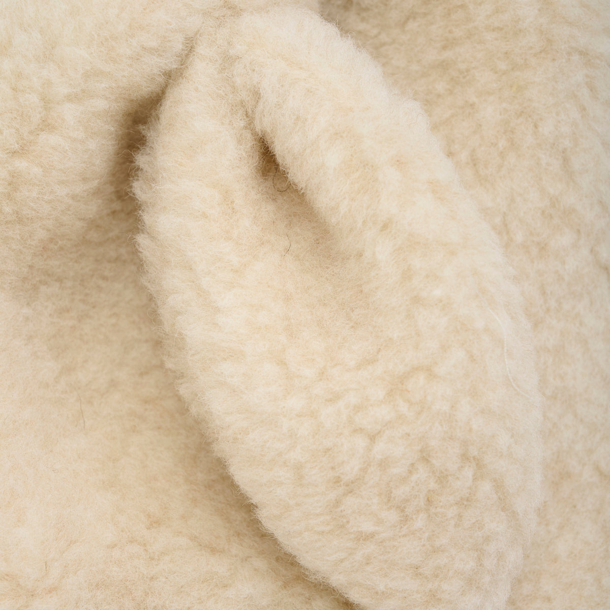 Bunny Balaclava Ears Wool Teddy Sherpa Cement