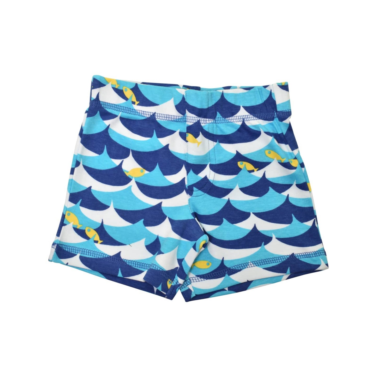 DUNS Wave And Fish Shorts Blue