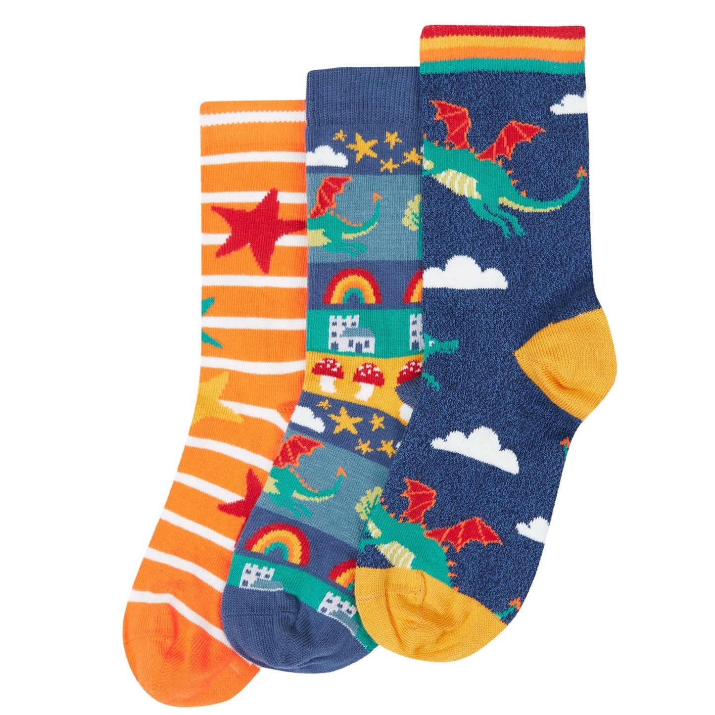 Rock My Socks Dragon 3 Pack