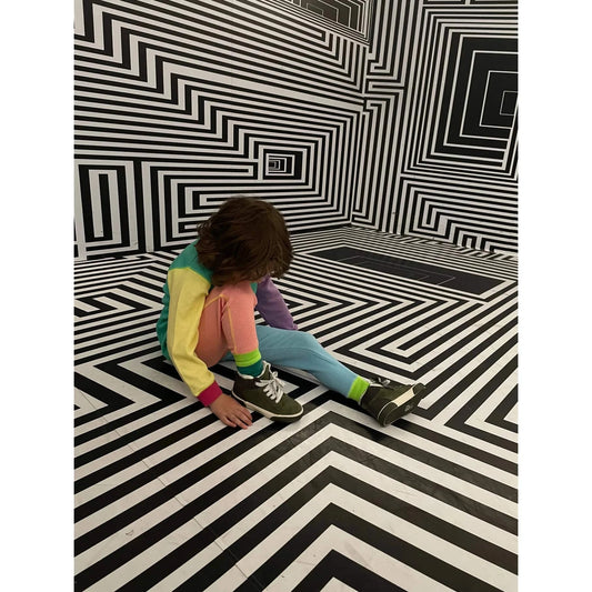 90's Neon Waffle Cotton Set