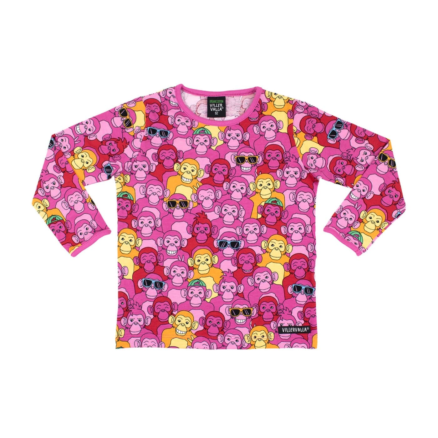 Happy Chimpz Long Sleeve Shirt Rose