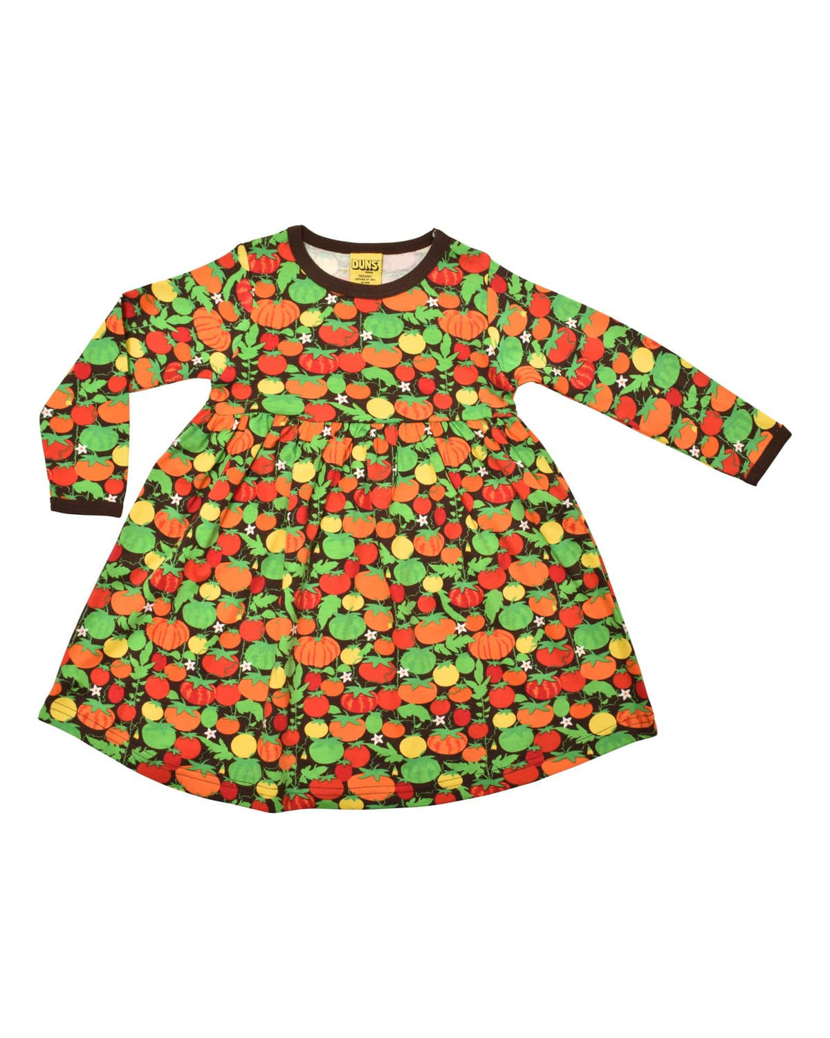 DUNS Tomatoes Gather Dress Brown