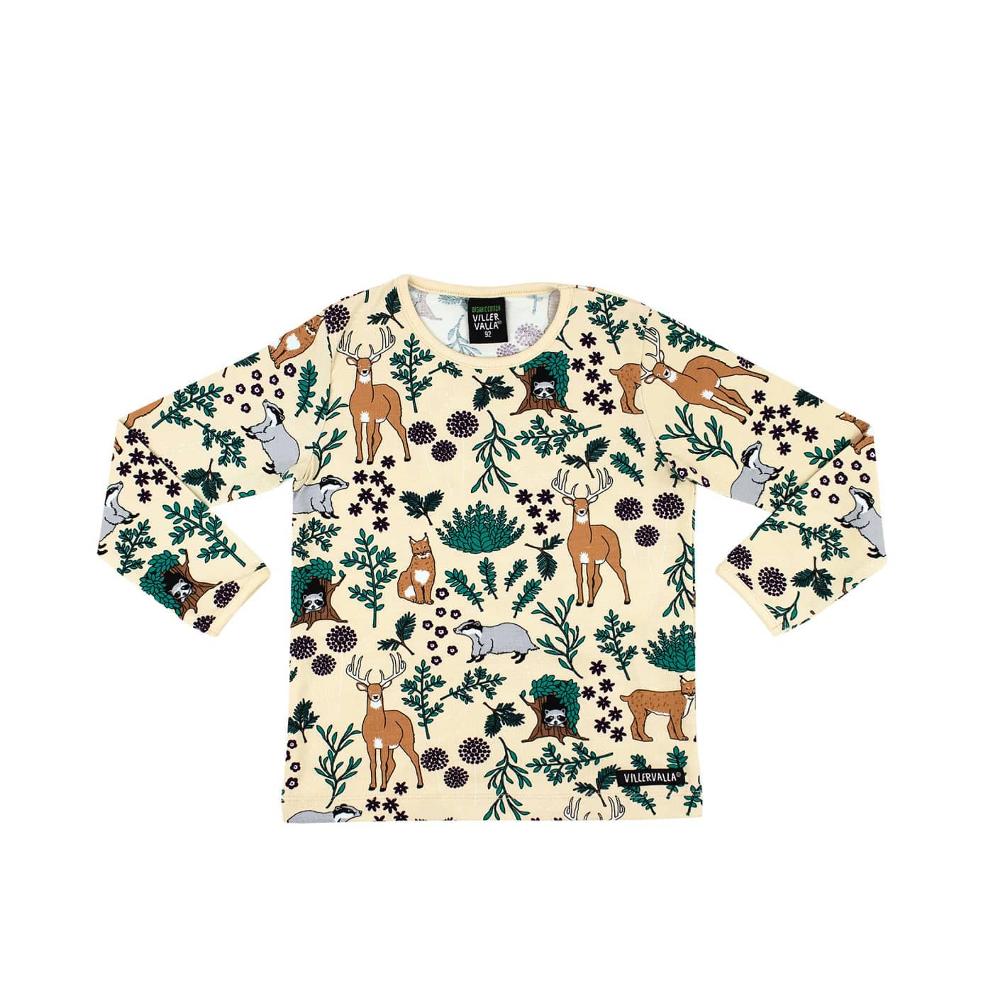 Winter Forest Long Sleeve Shirt Beige