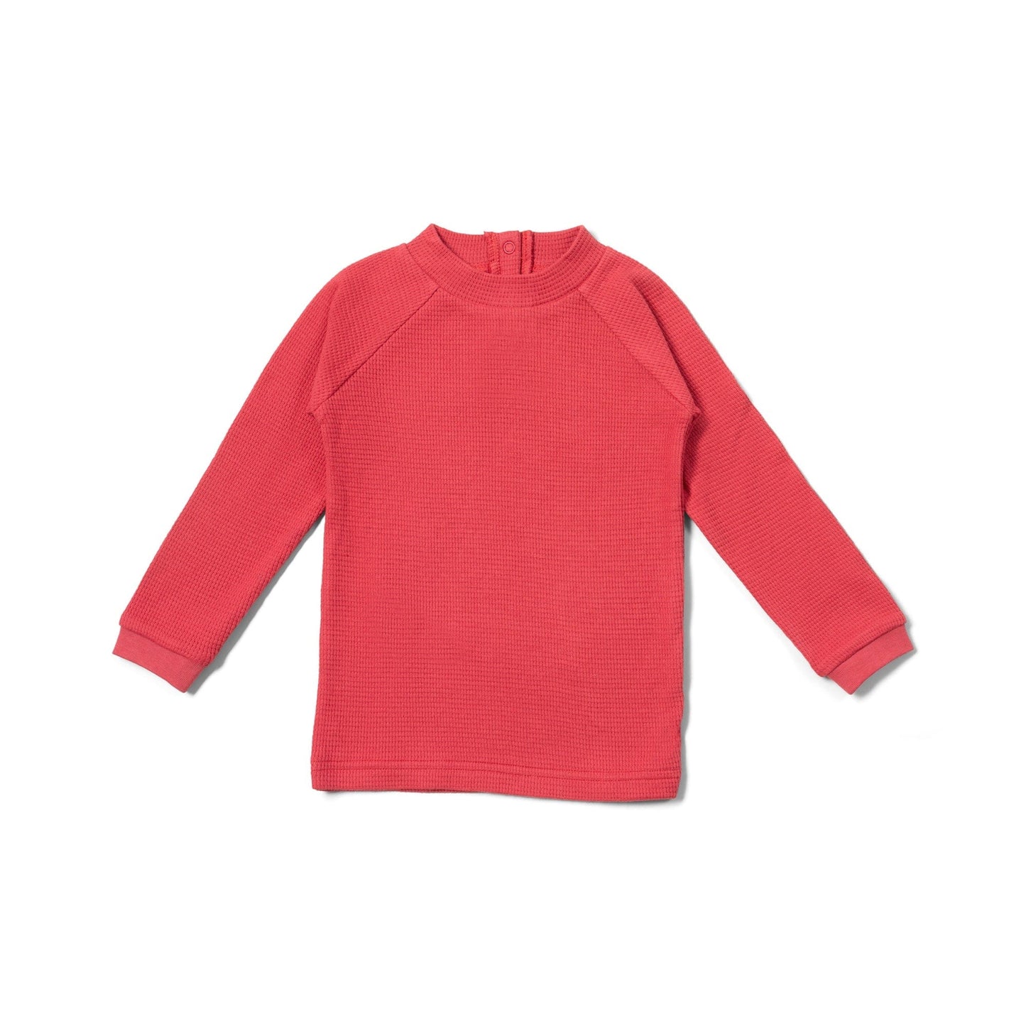 Holly Berry Waffle Long Sleeve Cosy Top