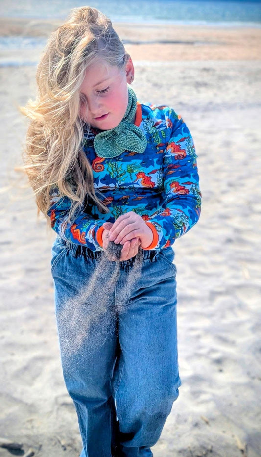 DUNS Seahorses Long Sleeve Shirt