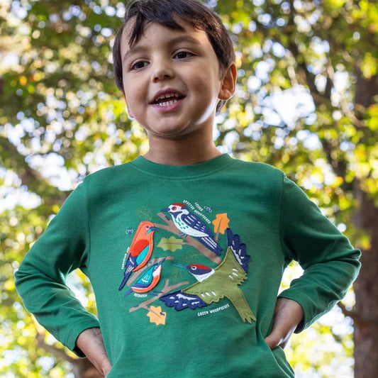 Terrific Birds Appliqué Top