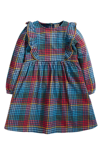 Agnes Dress Indigo Check [only 4-5 & 6-7 Years left]