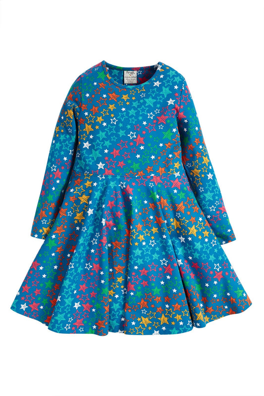 Sofia Skater Dress Rainbow Stars [only 2 to 3 Years left]