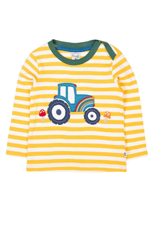 Orion Applique Top Bumblebee Stripe/Tractor