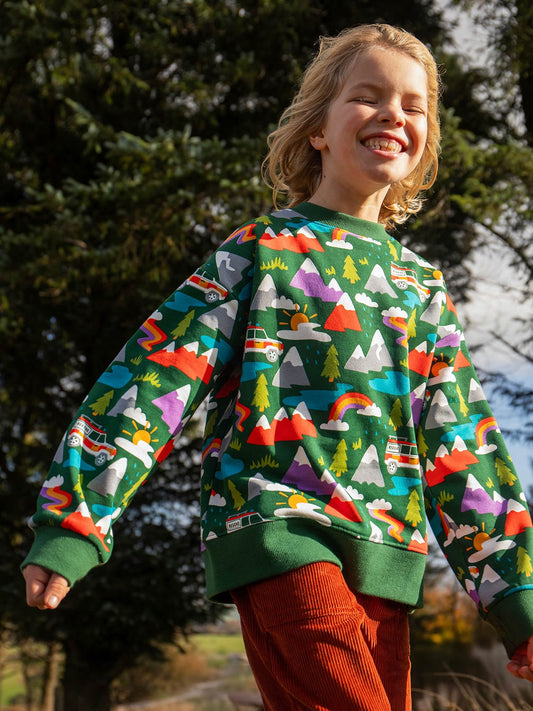 Frugi Superb Sweatshirt Rescue Trails