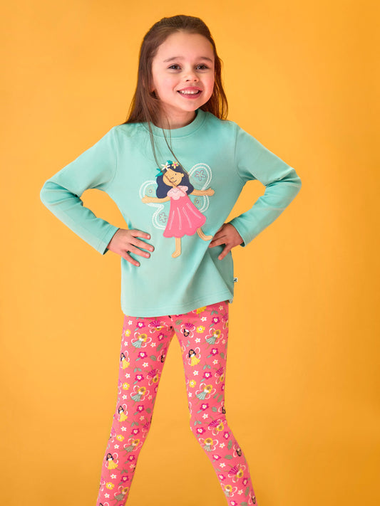 Frugi Libby Printed Leggings Fairy Flutter
