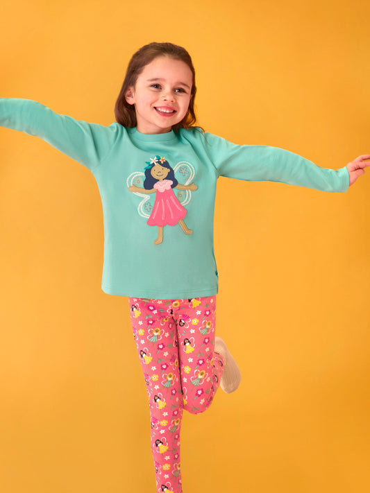 Frugi Adventure Circular Top Moss/Fairy