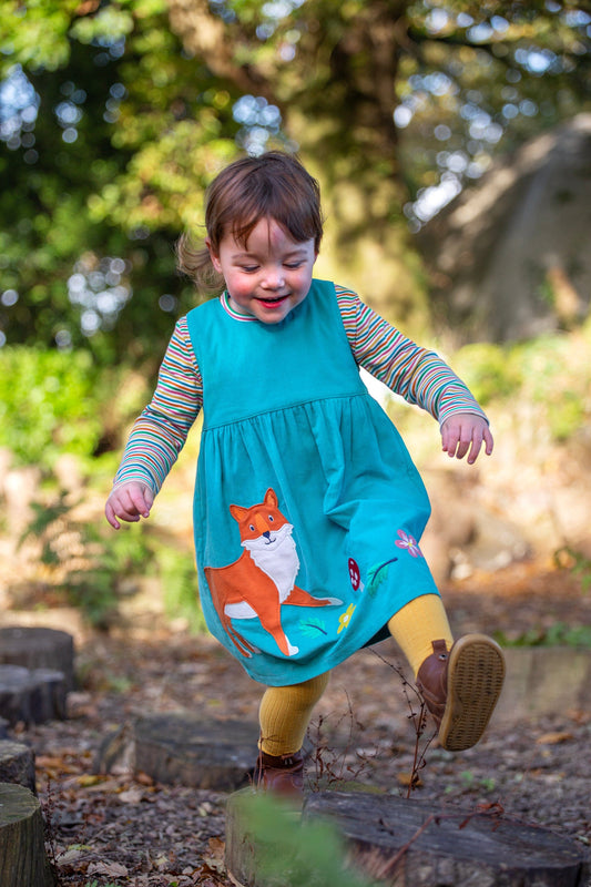 Lily Cord Dress Boat Blue