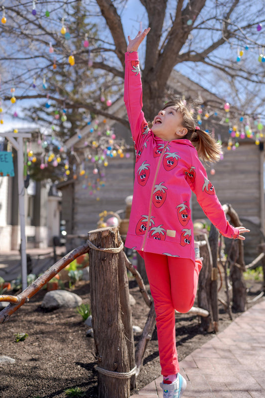 Leggings Raspberry Red