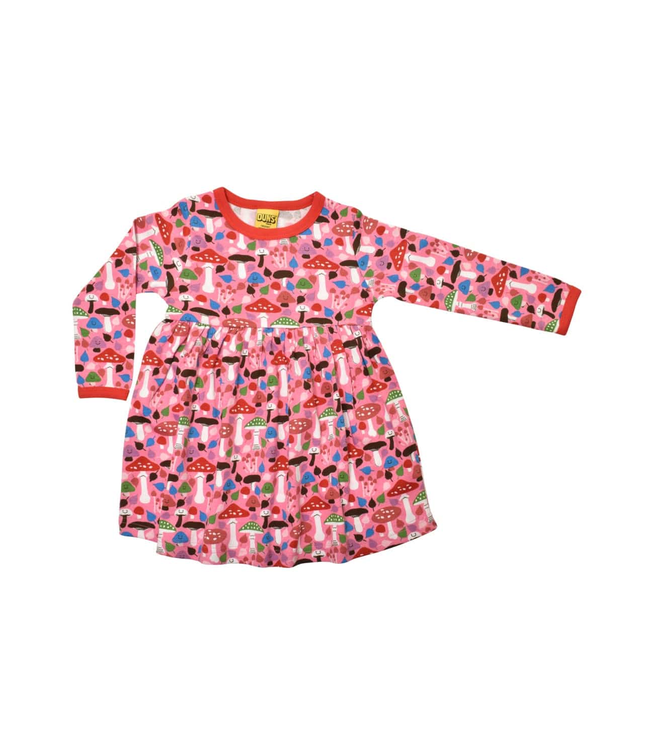 Mushrooms Gather Dress Pink