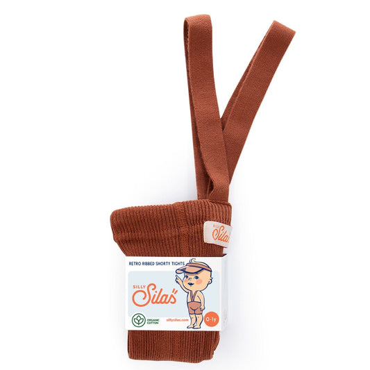 Shorty Cotton Tights Cinnamon