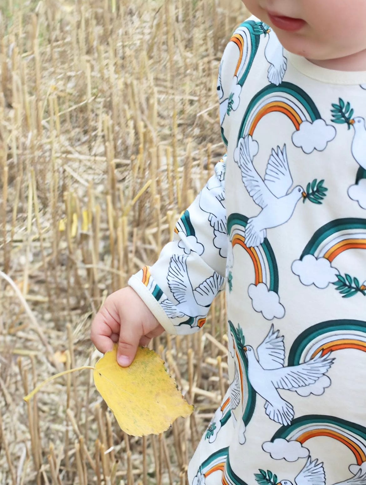 Peace Twirl Dress Beige