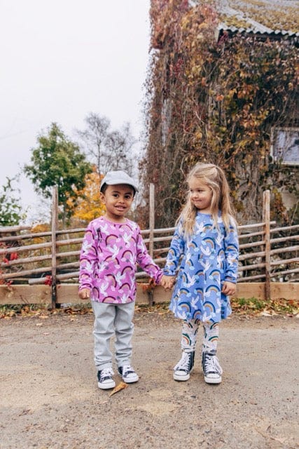 Peace Twirl Dress Nautic