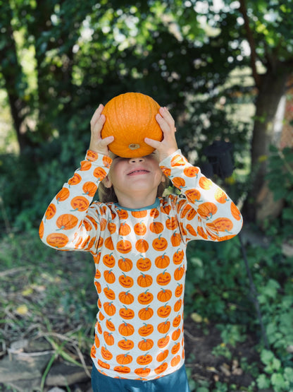 Pumpkins Velour Long Sleeve Shirt [Only 18-24 Months and 8-10 Years left]