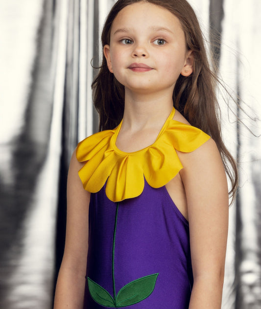 Flower Halterneck Swimsuit