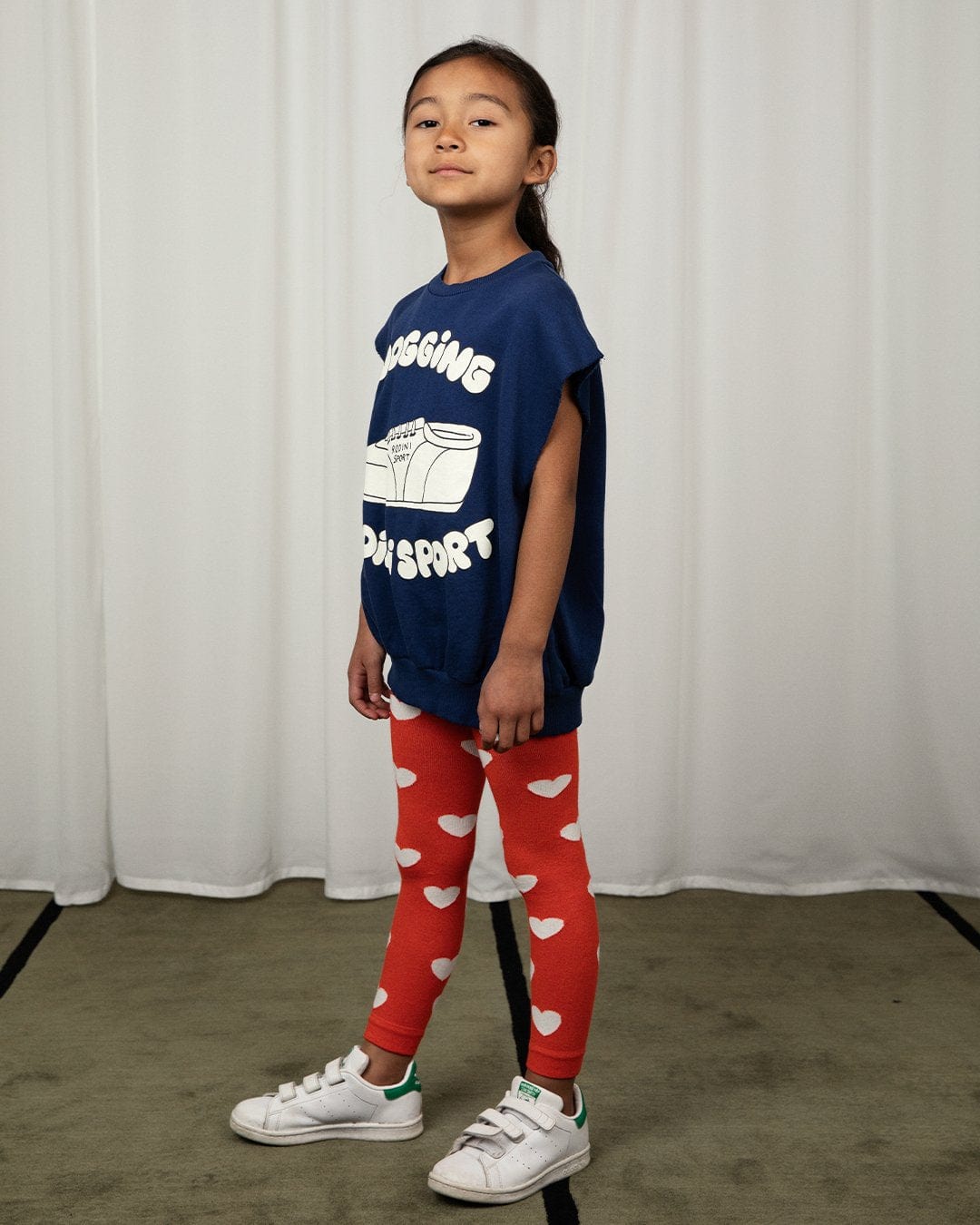 Hearts Knitted Leggings - 2 Pack