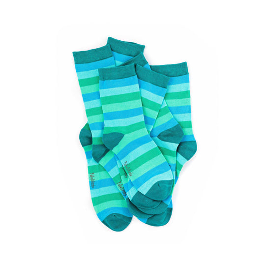 Bamboo Ocean Stripe Sock