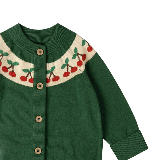 Little Cherry Knitted Cardigan