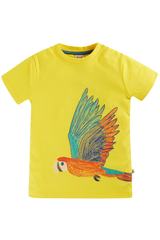 Carson Macaw Embroidery Short Sleeve Shirt