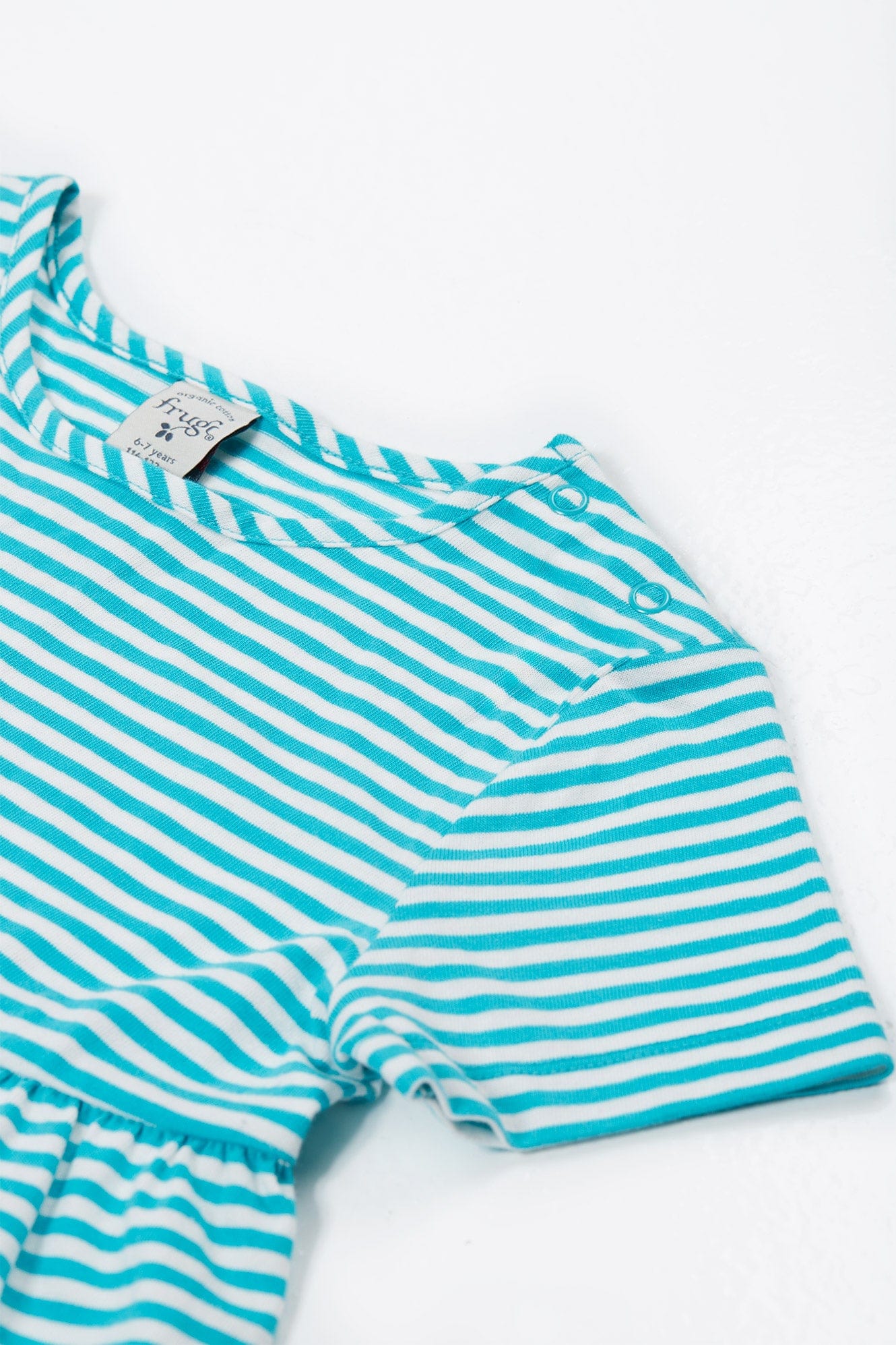 Pixy Dress Sea Moss Mini Stripe/Sealife