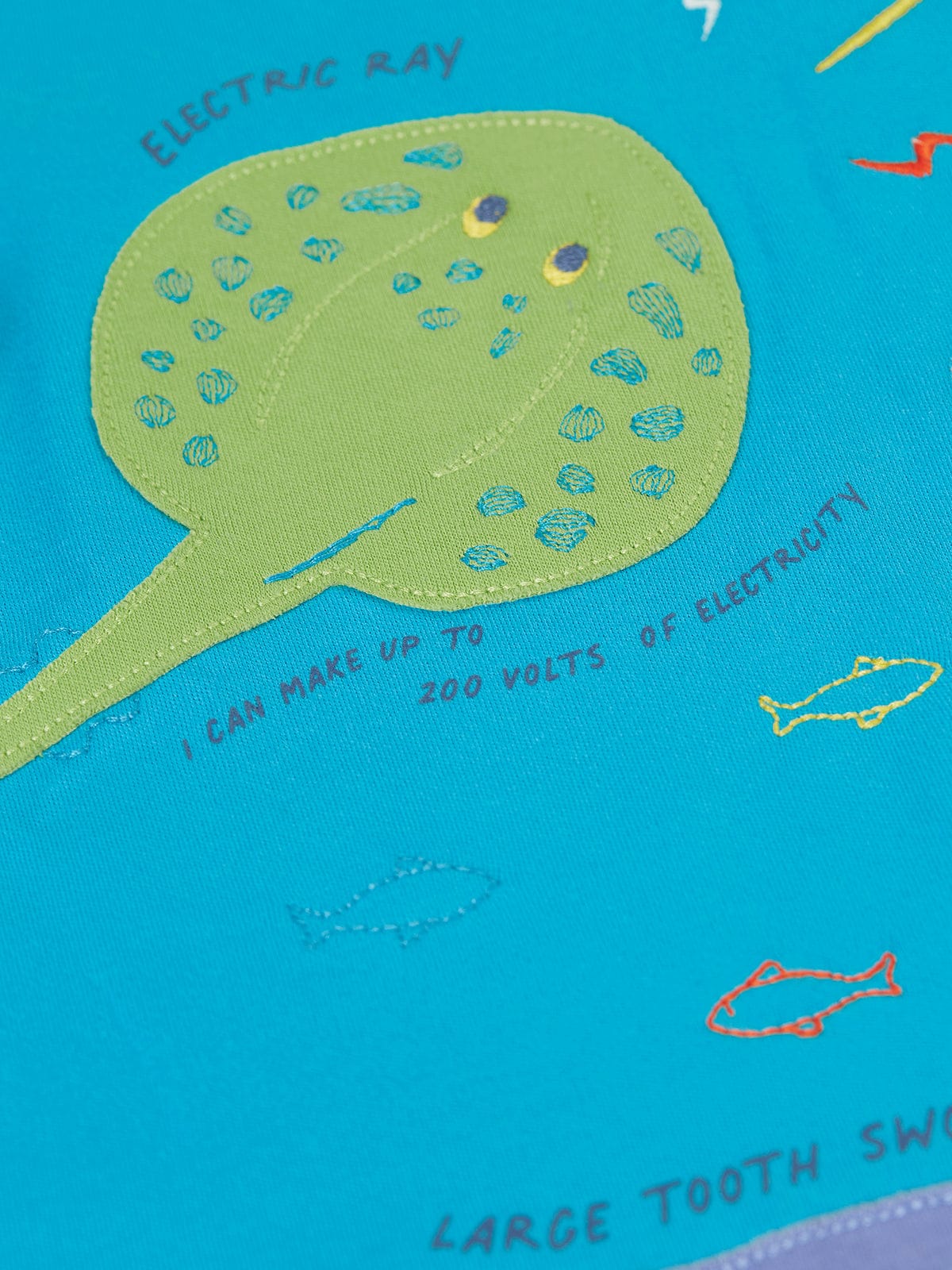 Avery Circular T-Shirt Tropical Sea/Rays