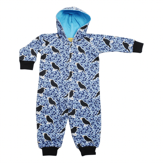 Black Bird Blue Hooded Suit [only 2 to 4 Years left]