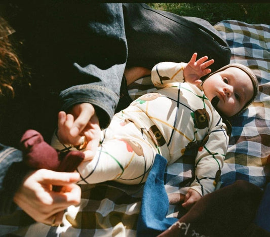 Bear Check Baby Set