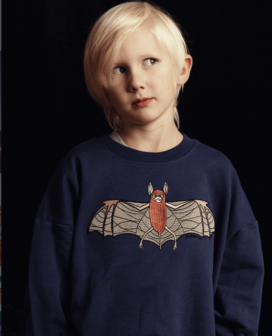 Mini Rodini Bat Embroidered Sweatshirt