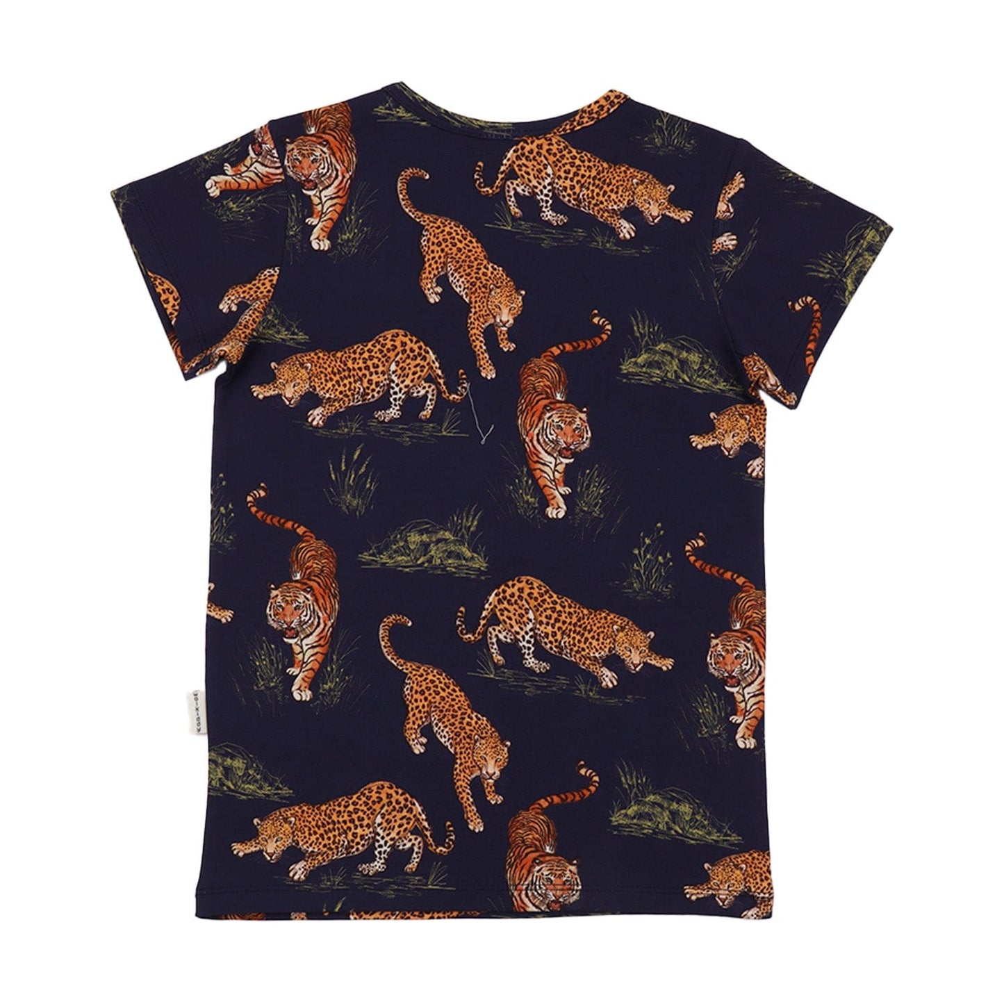 Walkiddy Tigers And Leopards Short Sleeve Shirt