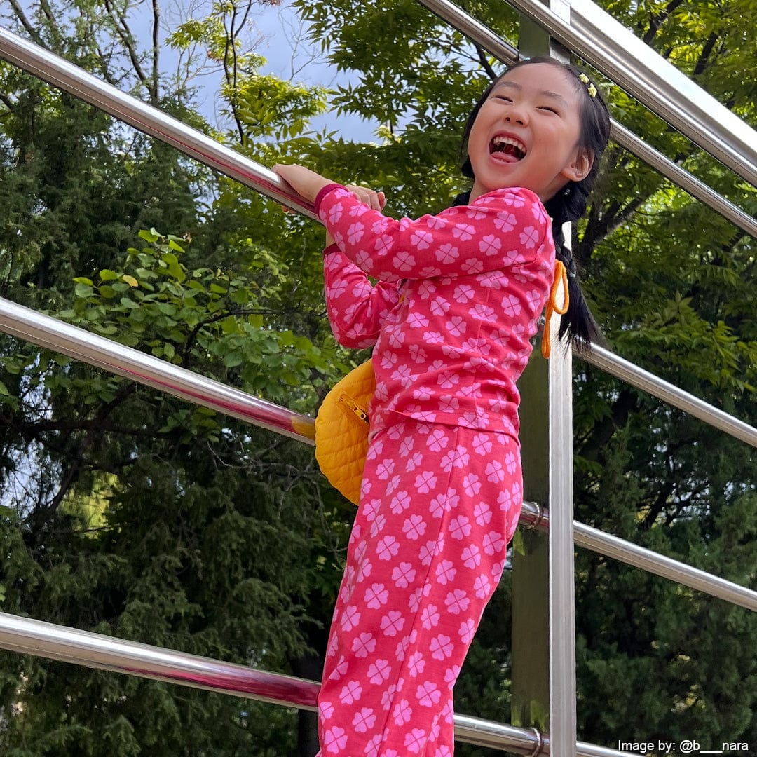 Clover Long Sleeve Shirt Rouge Red