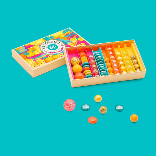 Juicy Colours Marbles Box - 66 Pieces