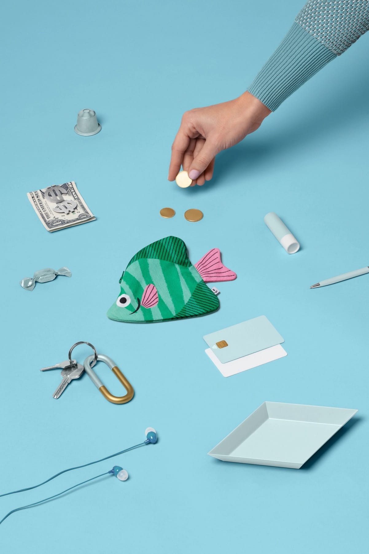 Don Fisher Moonyfish Purse - Green